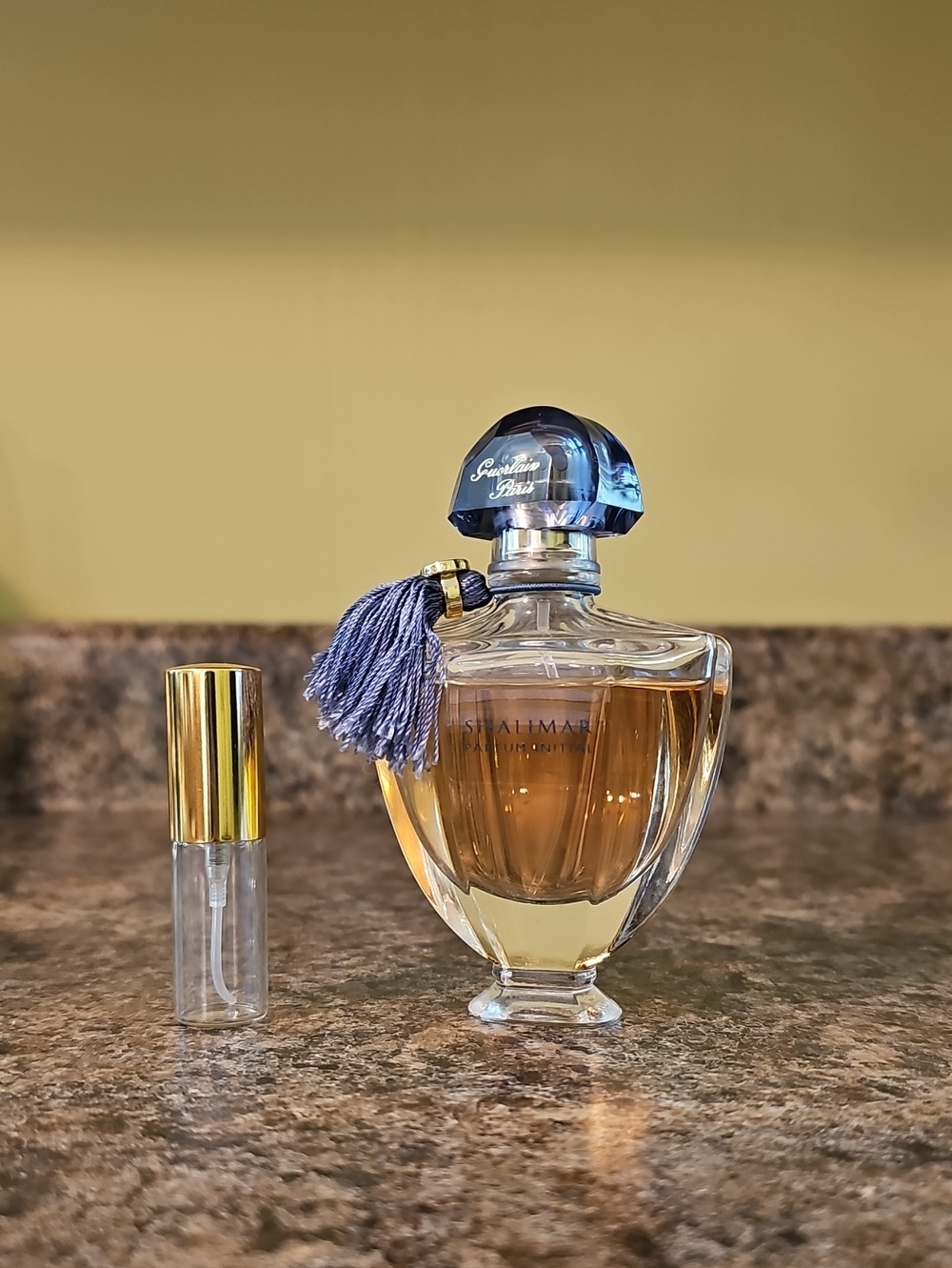 5 ML Sample SHALIMAR PARFUM INITIAL by Guerlain EDP Perfume Travel Spray